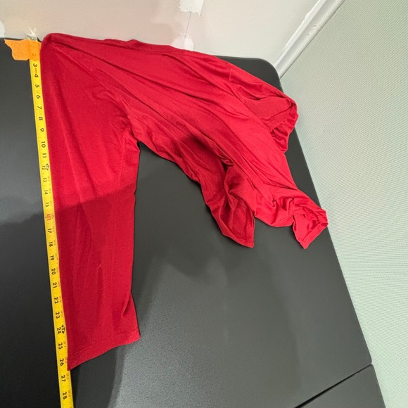 Nike Dri Fit Red Long Sleeve Athletic Shirt Men's XL - Picture 4 of 10